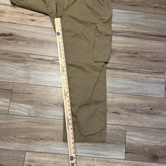 Men's Carhartt Force Cargo Pants 40x30 Tan Ripstop Work 101148 257 Relaxed - Picture 5 of 12